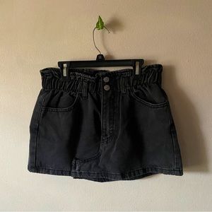 Jean mini skirt